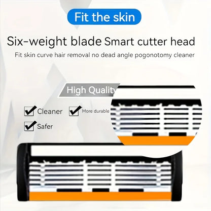 Men's 6-Layer Safety Razor Set