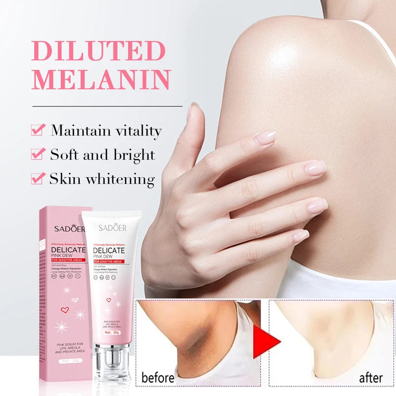 Body Whitening Cream for Arms, Thighs, and Underarms