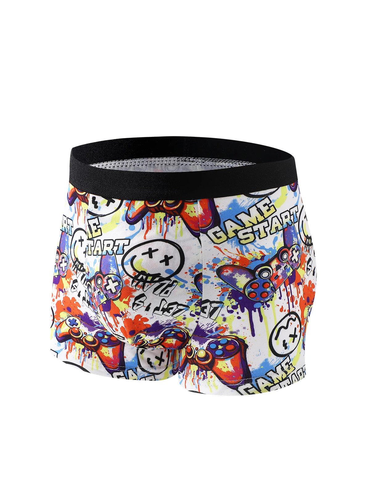 Boys' Training Briefs 5-Piece Pack Game Console Print