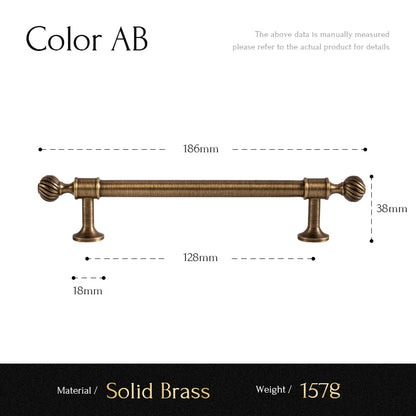 Brushed Antique Brass Kitchen Cabinet Pull Handle