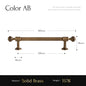Brushed Antique Brass Kitchen Cabinet Pull Handle