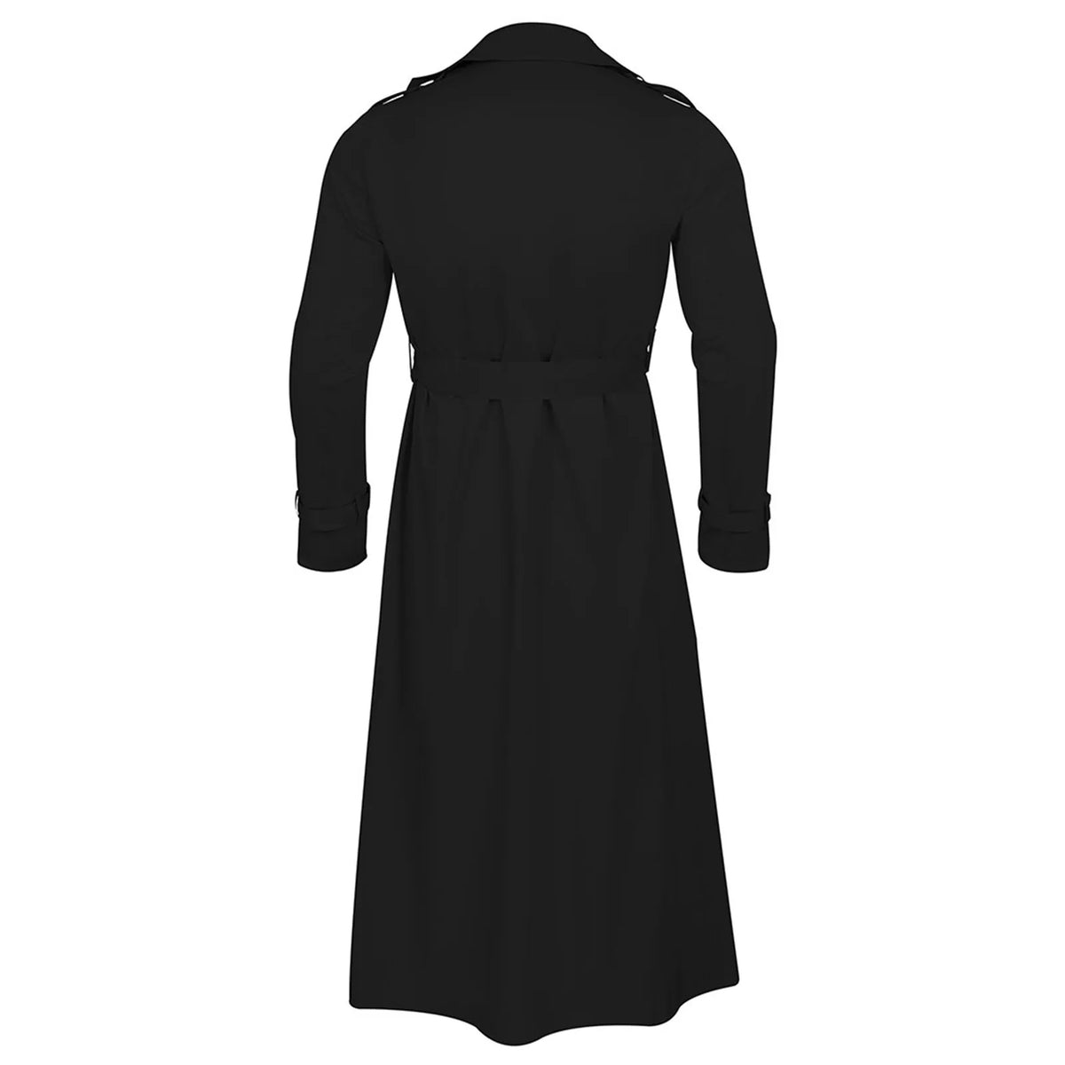 Men's Long Sleeve Extra Long Trench Coat