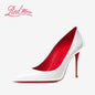 Elegant Black Patent Leather High Heel Pumps for Women