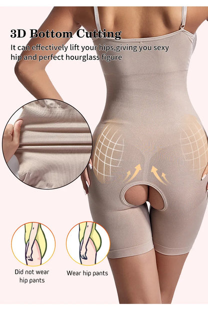 Women Seamless Compression Bodysuit Shapewear