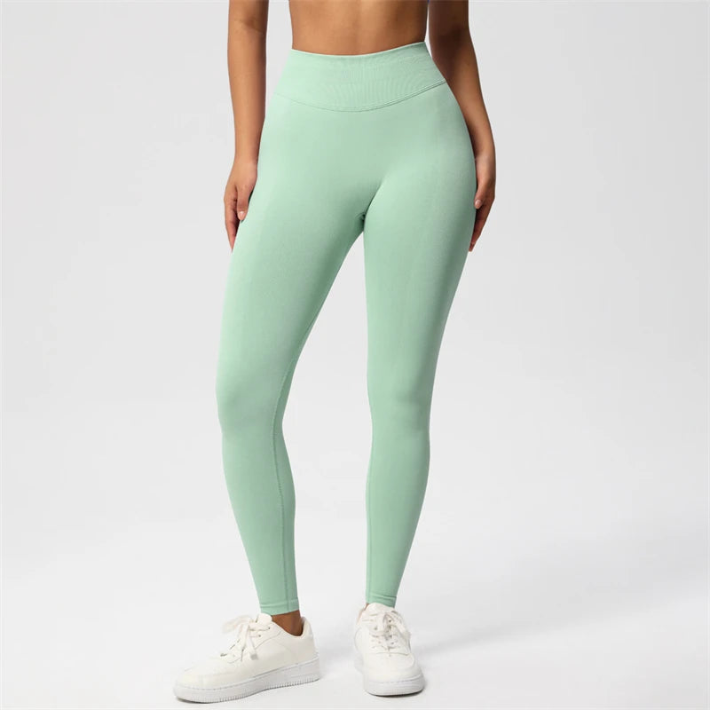 Women Seamless Bum Shaping Leggings Fitness Pants