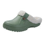 Litfun Winter Plush Furry Clogs Slippers for Women