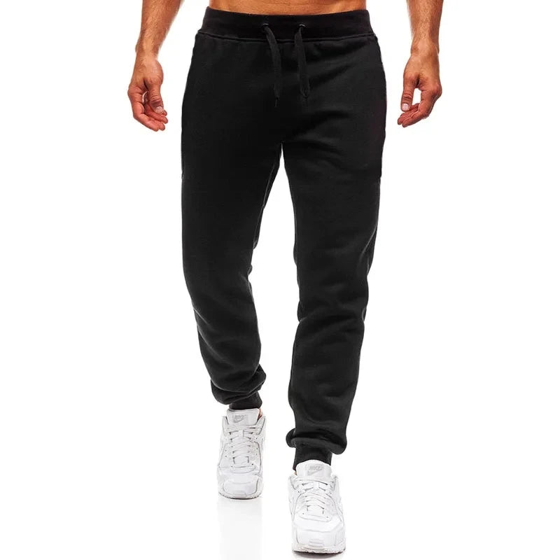 Men's Fleece Joggers with Drawstring for Casual Wear