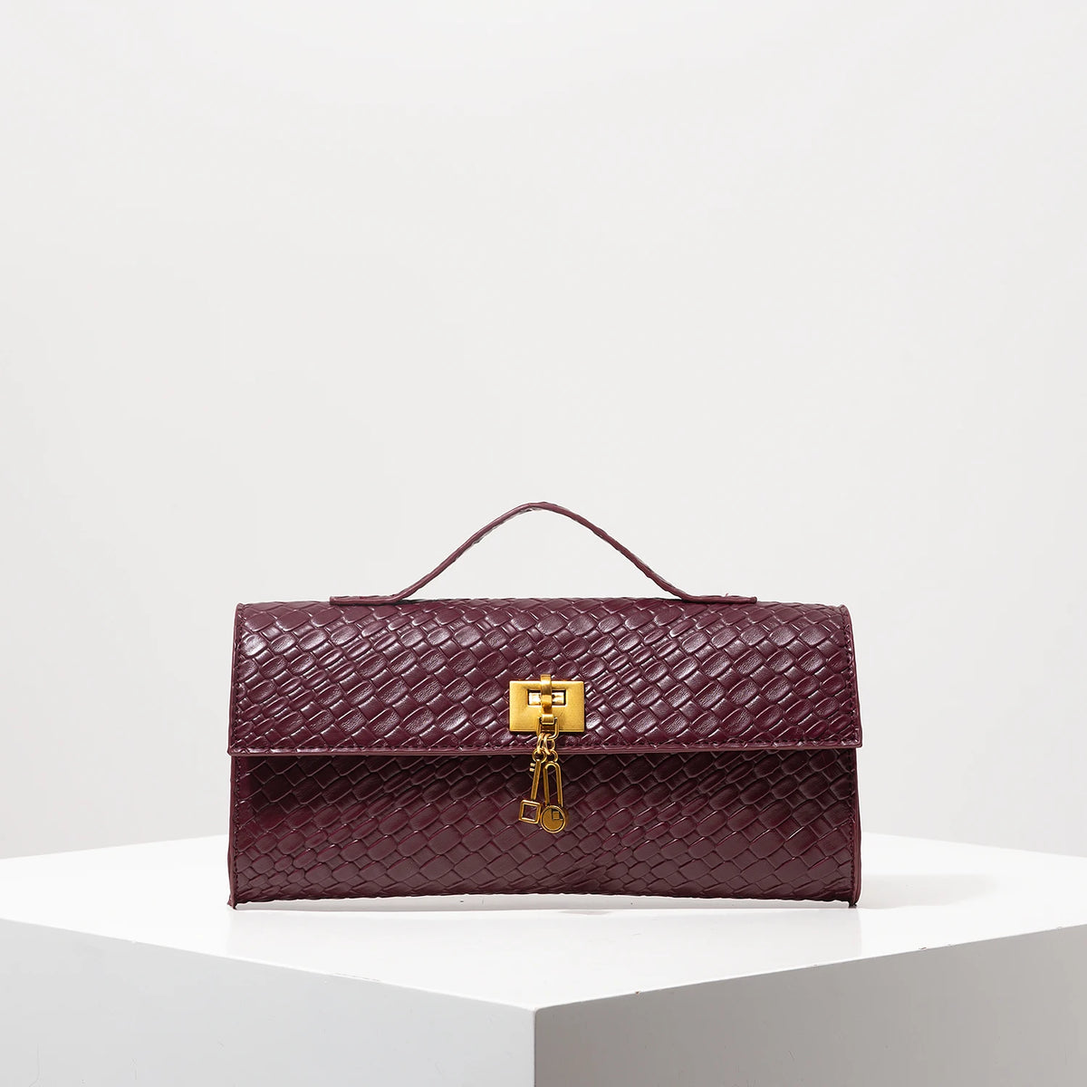 Burgundy Vintage Purse for Women