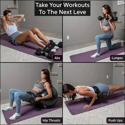 Adjustable Weighted Waist Belt - Home Gym