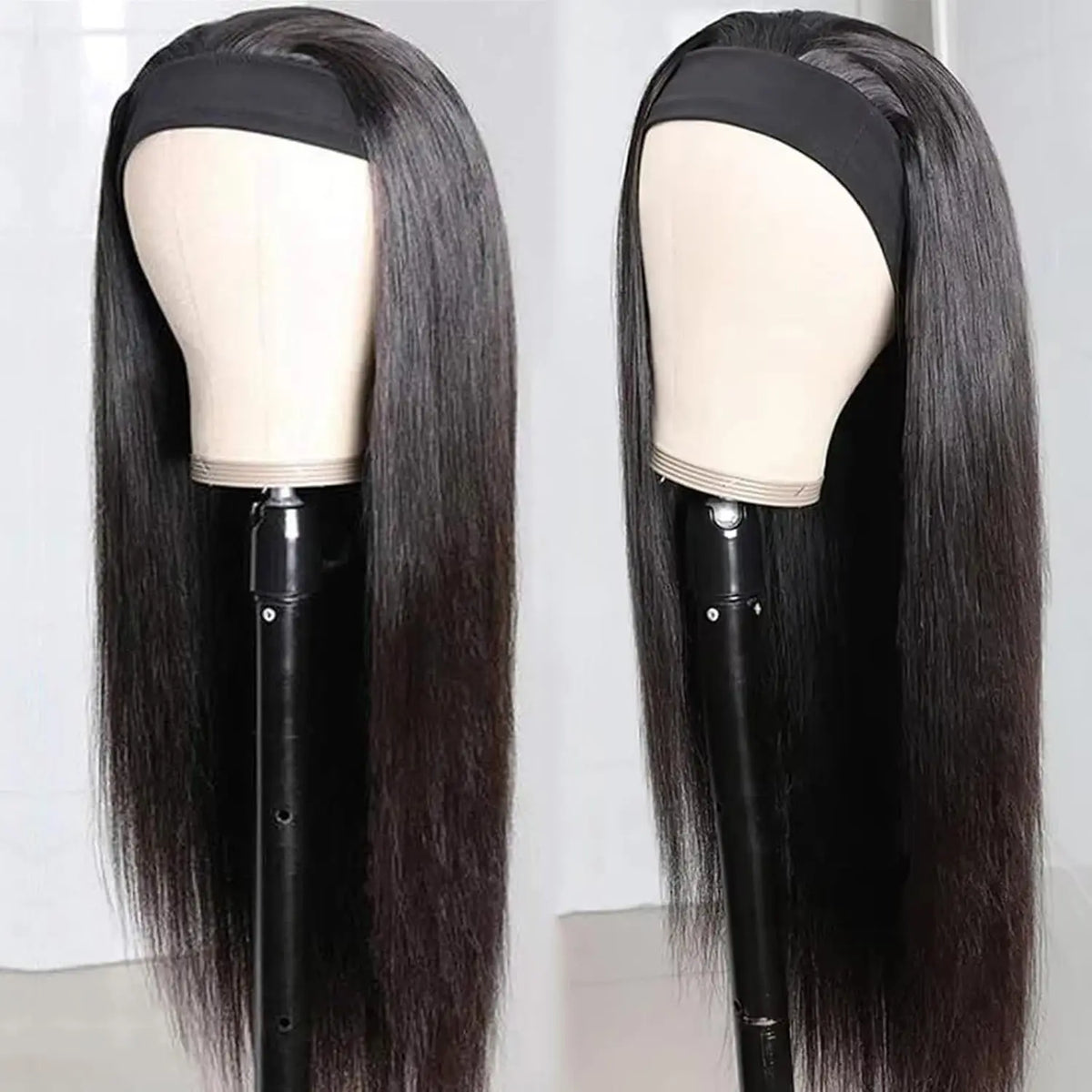 18 Inch Straight Headband Wig Brazilian Virgin Hair