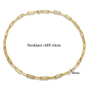 Vintage Textured Stainless Steel Necklace