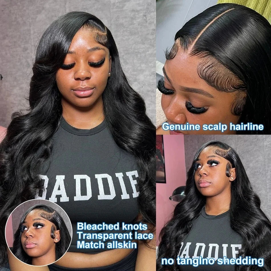 40 Inch Body Wave 13x6 HD Lace Frontal Wig Human Hair