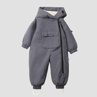 Ircomll Down Jacket Toddler Snow Suit Hooded Coat