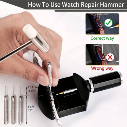 Watch Band Tool Strap Chain Pin Remover Kit