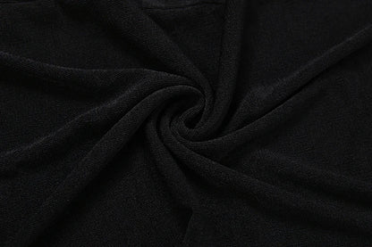 Maxi Dress Women Turtleneck Full Sleeve Backless
