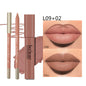 Matte Lipliner and Lipstick Set Waterproof Long Lasting
