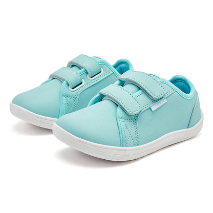 HOBIBEAR Kids Minimalist Sneakers Lightweight Hook Loop Shoes