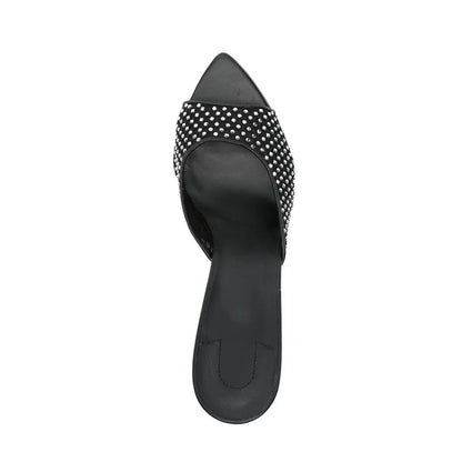 Shoes for Women New Pointed Open Toe Roman Sandals Metal Sexy Women's Shoes Outdoors Slippers 10.5 cm Sandalias Romanas Mujer