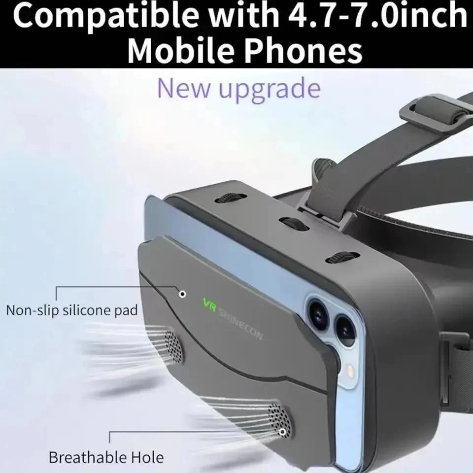 3D Virtual Reality Glasses Headset for Smartphones