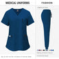 Pink Medical Scrubs Set for Women