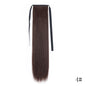 Long Straight Clip-in Ponytail Hair Extension Black