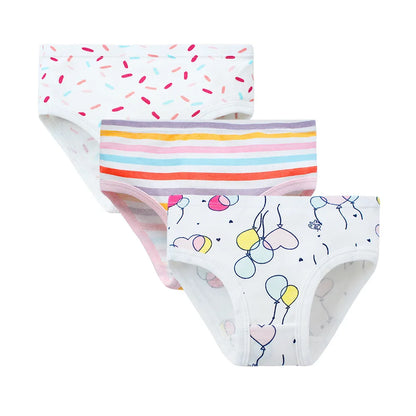 Children's Girls Cotton Unicorn Print Panties
