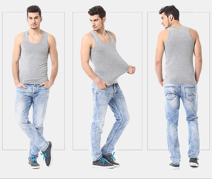 Men's Cotton Casual Sleeveless Vest for All Seasons