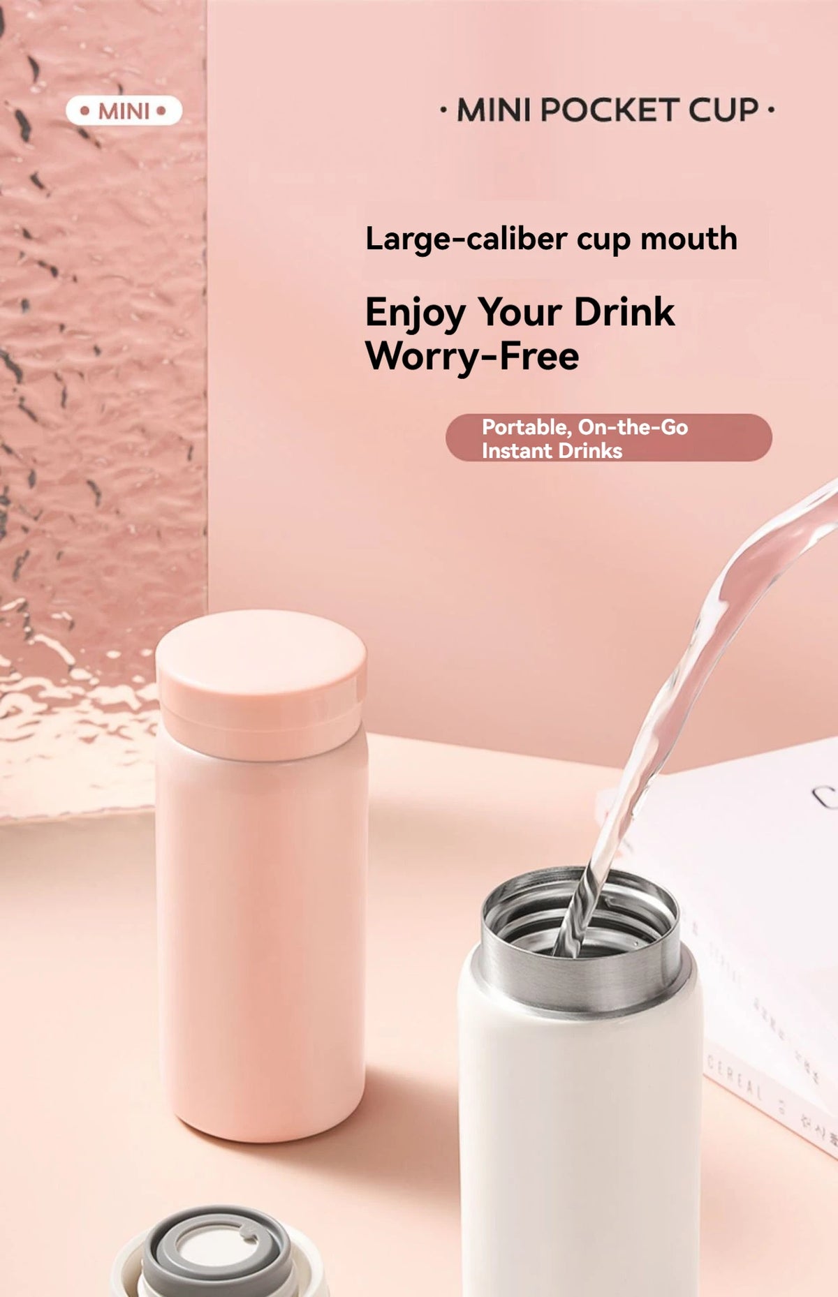 Mini Insulated Stainless Steel Vacuum Flasks 200ML 300ML
