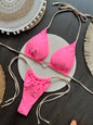 RUOTONSEPT Solid Color Bikini Set Women's Swimwear
