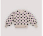 Kids Cute Print Cotton Sweatshirt and Skirt Set