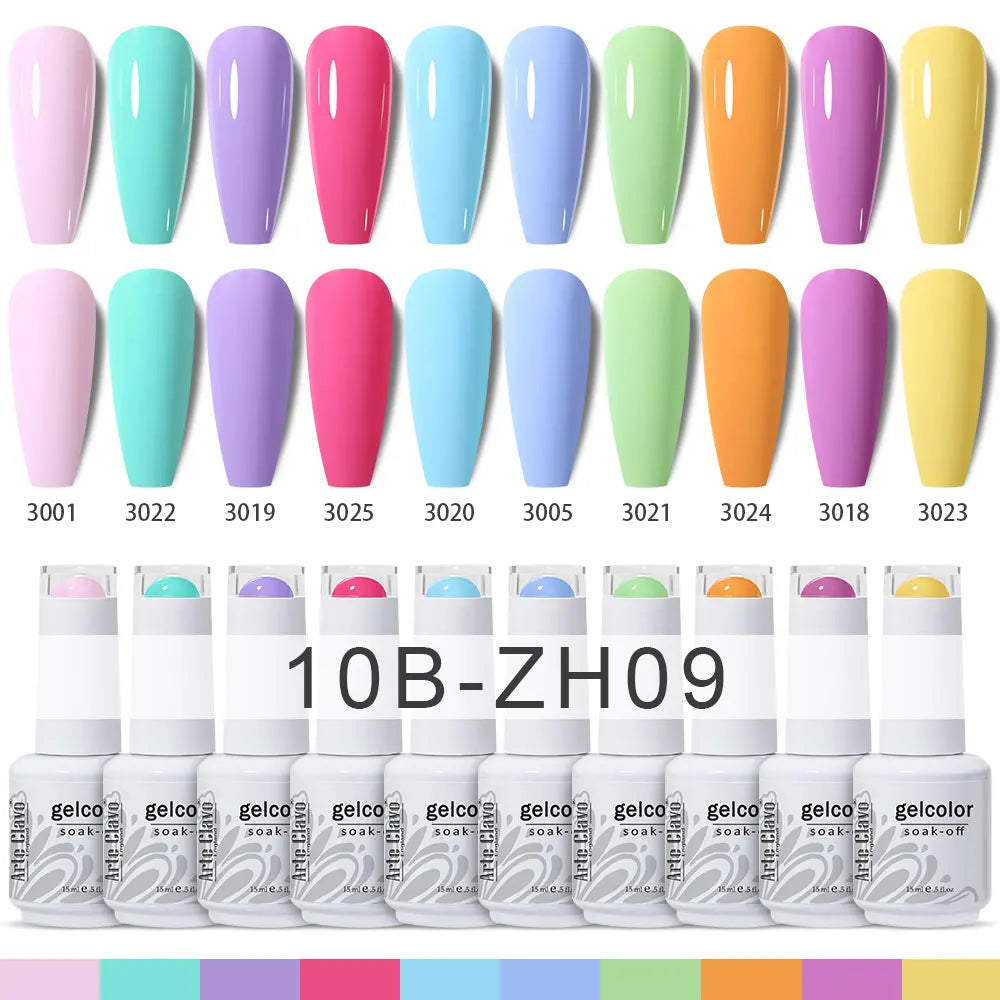 Arte Clavo 15ml UV Gel Nail Polish Summer Colors