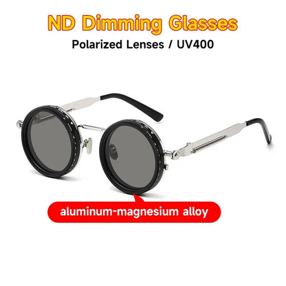 Polarized Round Sunglasses for Outdoor Use