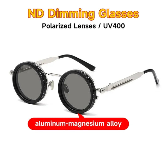 Polarized Round Sunglasses for Outdoor Use