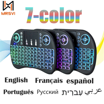 Wireless Air Mouse with Touchpad Keyboard