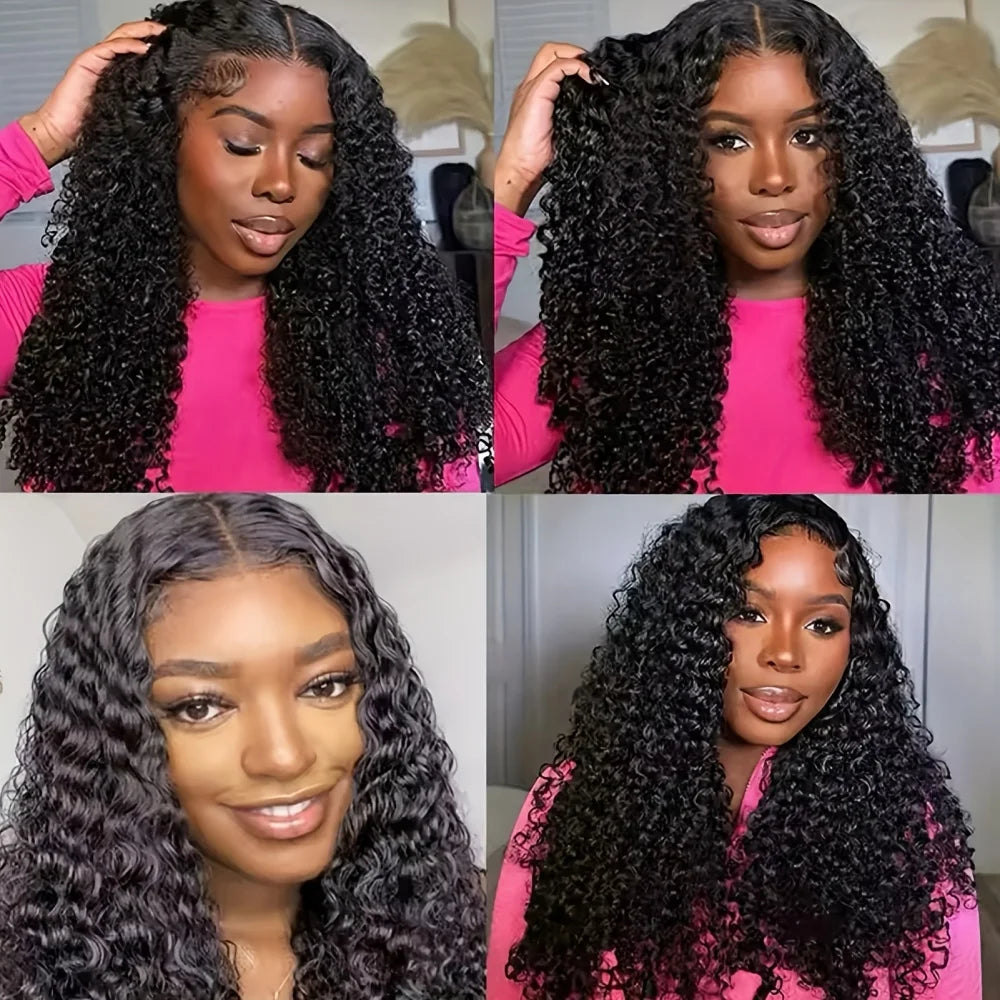 13x6 Lace Frontal Wig Burmese Curly Human Hair
