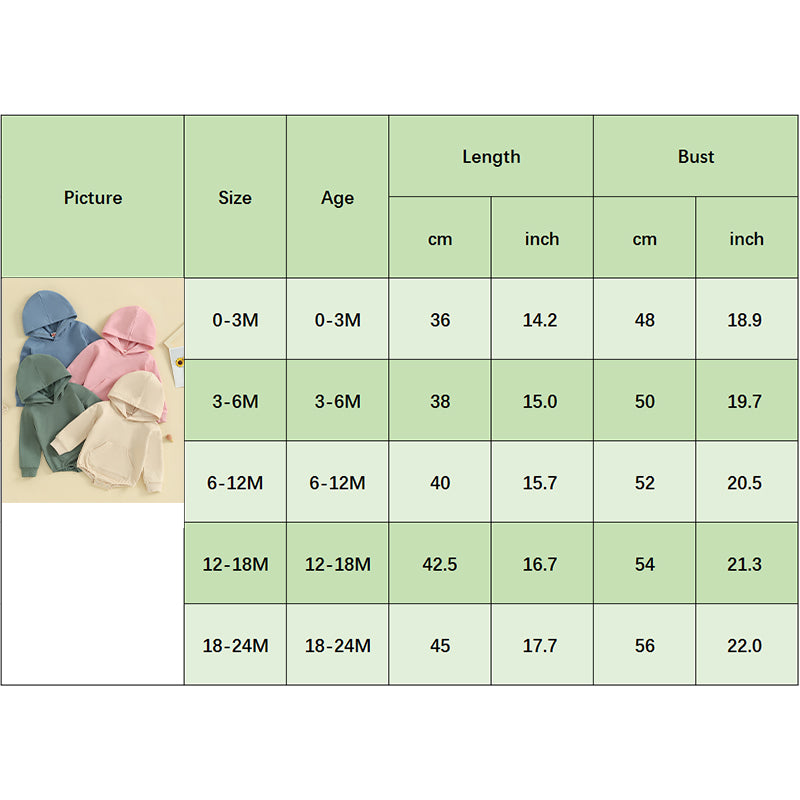 Baby Hooded Romper Long Sleeve Solid Color Bodysuit