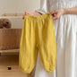 Summer Thin Solid Color Anti Mosquito Pants for Kids