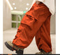 Girls Loose Cargo Pants with Belt for Daily Wear