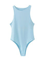 Summer Solid Sexy Bodycon Women Bodysuit Green Slim