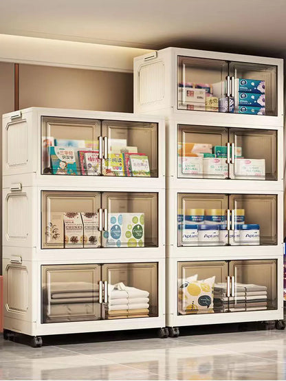Large Capacity Plastic Folding Storage Cabinet