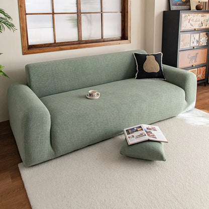Adjustable Velvet Sofa Cover for L Shape Couch