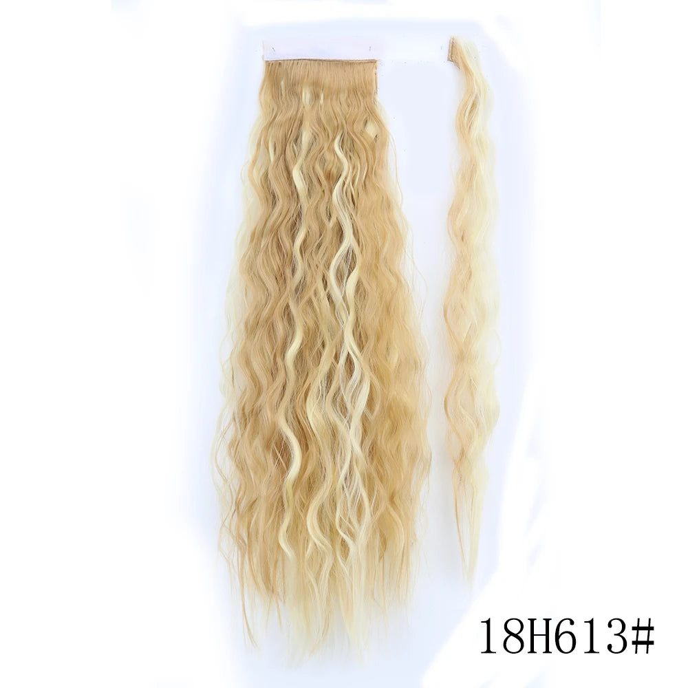 Long Straight Clip-in Ponytail Hair Extension Black
