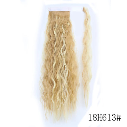 Long Straight Clip-in Ponytail Hair Extension Black