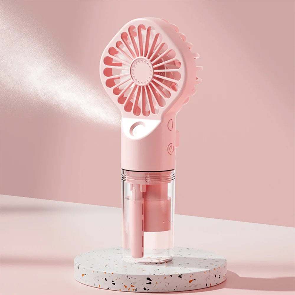 Portable Mini USB Rechargeable Humidifier Fan