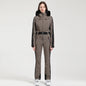 Gsou Women's Winter Snow Jumpsuit Waterproof Ski Suit