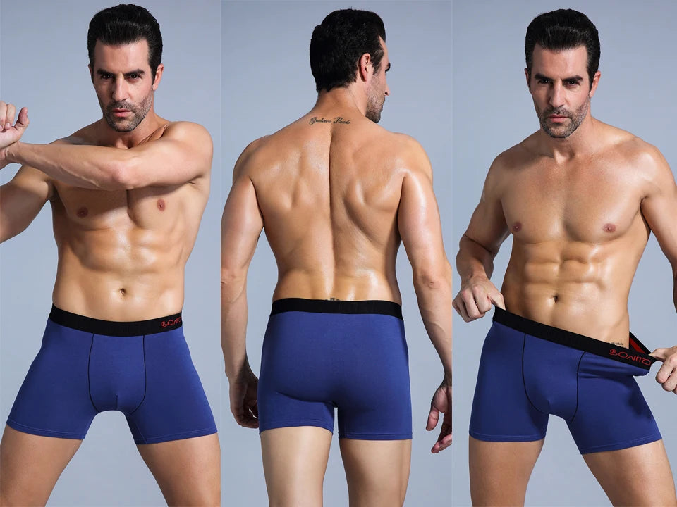 Men's Cotton Boxer Shorts Underwear Set of 5