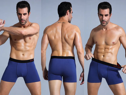 Men's Cotton Boxer Shorts Underwear Set of 5