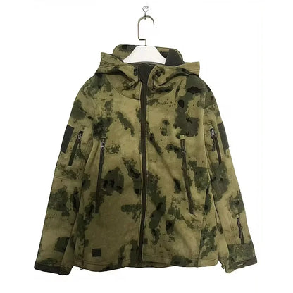 Military Soft Shell Jacket Men Tactical Waterproof