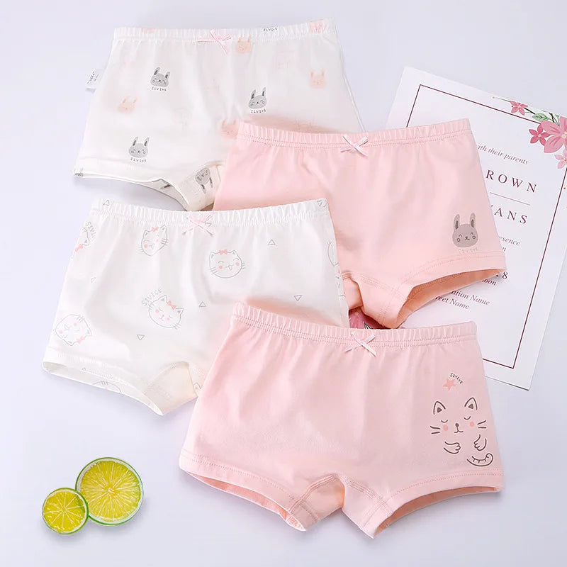 Children's Cotton Boxer Briefs for Girls