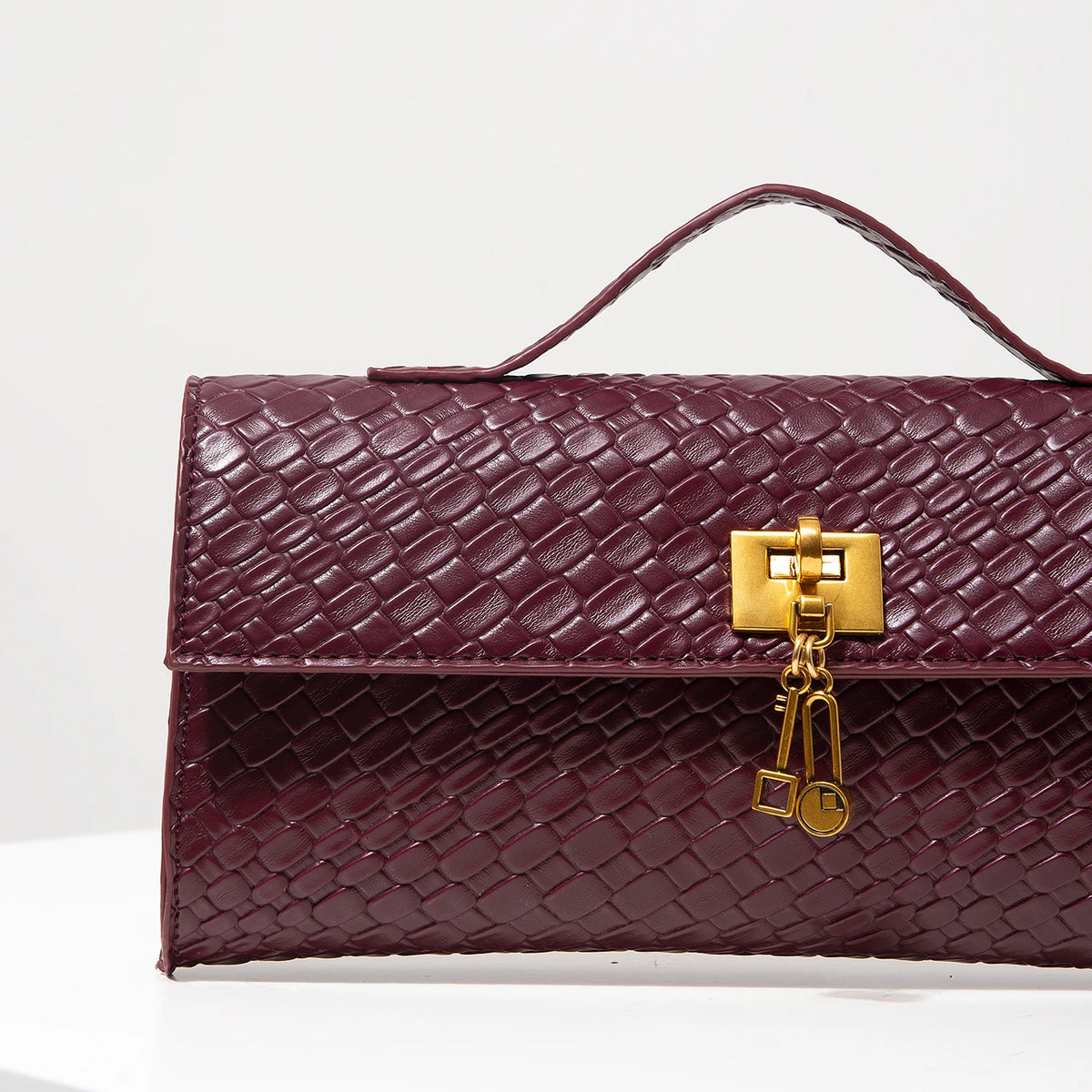 Burgundy Vintage Purse for Women